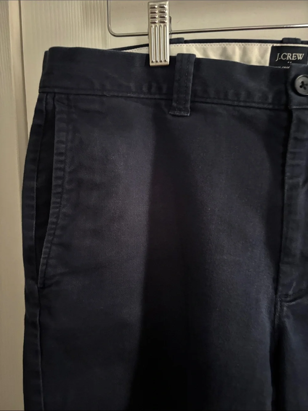 J. Crew Men’s Navy Flat-Front Chino Shorts